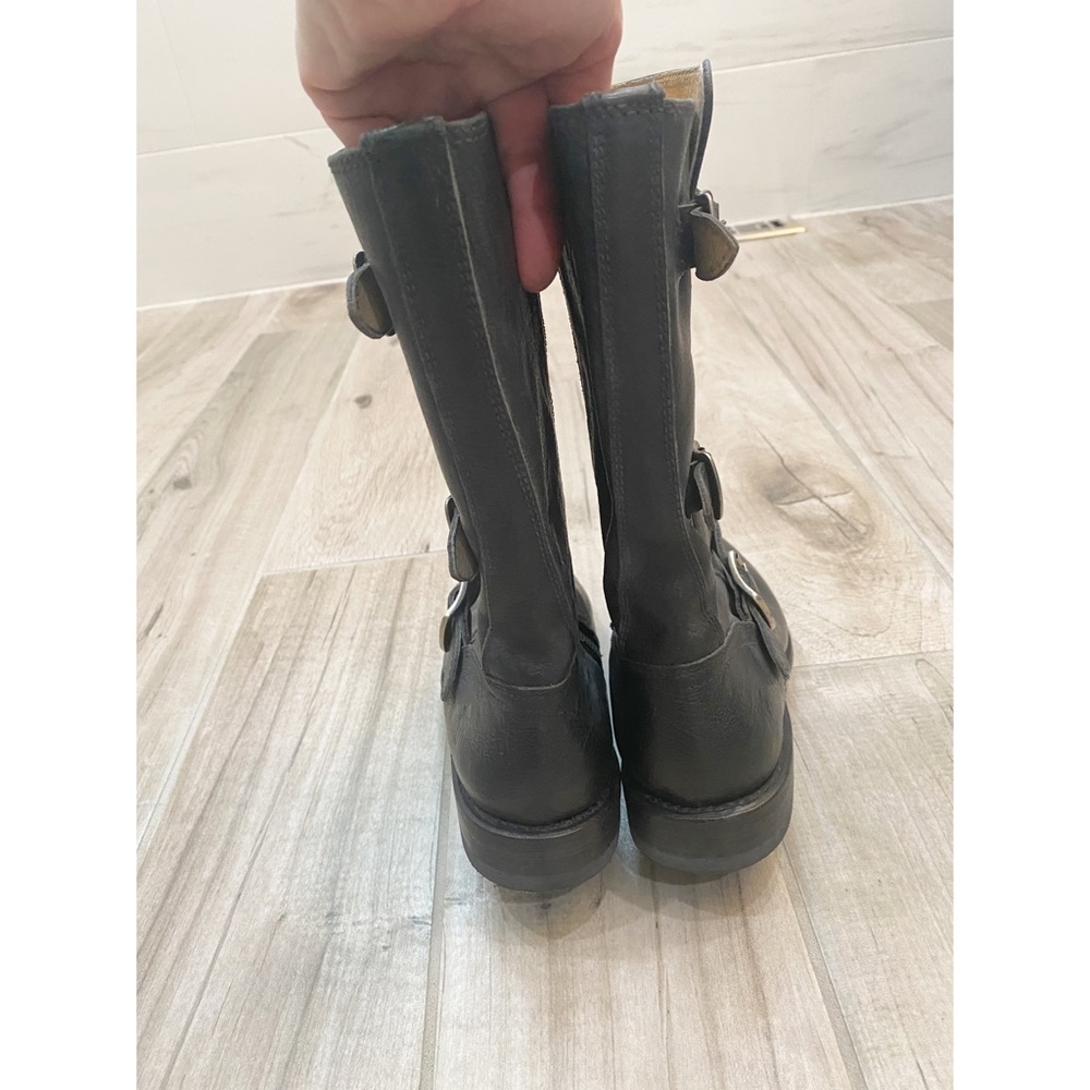 Frye Leather Moto Boots - Picture 4 of 6